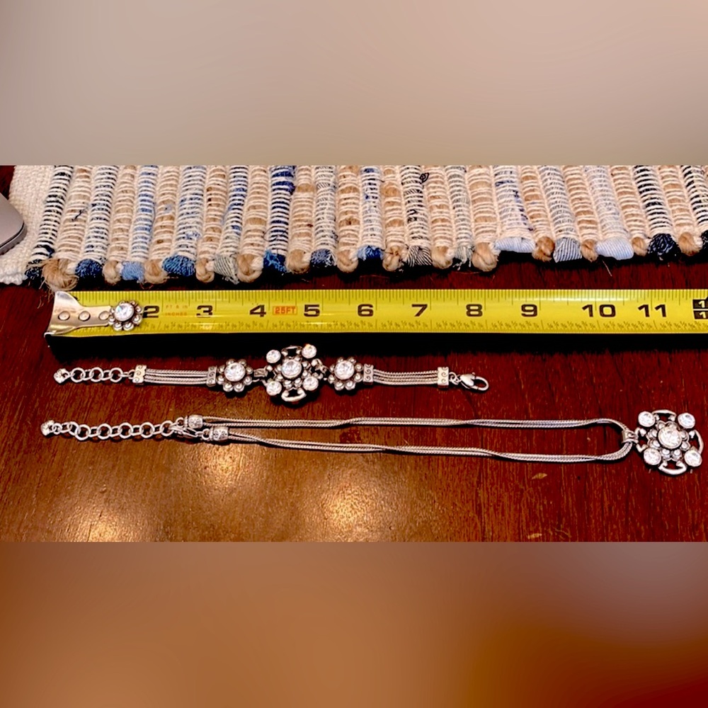 EUC Brighton Twilight Swarovski Crystal Jewelry Set - Picture 4 of 8